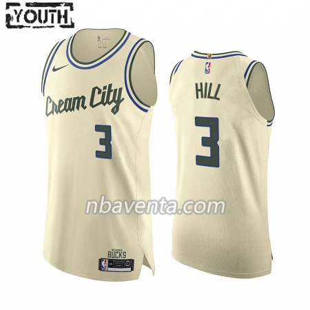 Camiseta Niños Milwaukee Bucks George Hill 3 2019-20 Nike City Edition Swingman